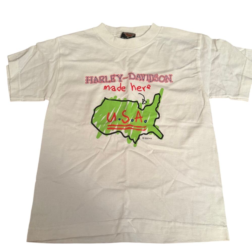 Harley Davidson Youth XS Made in the USA  T-Shirt HD of Santa Barbara